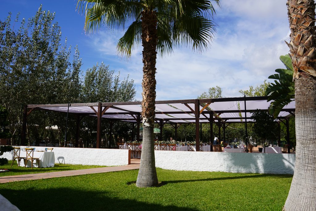 Carpa de tela para boda en Málaga